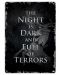 Табелка за врата Half Moon Bay - Game of Thrones: Night Dark - 1t