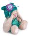 Плюшена играчка Budi Basa - Зайка Ми бебе, с тюркоазена шапчица, 15 cm - 3t