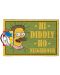 Изтривалка за врата Pyramid - The Simpsons  (Hi Diddly Ho Neighbour) , 60 x 40 cm - 1t