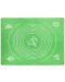 Силиконова подложка за месене Morello - Green Emerald, 50 х 40 cm, зелена - 1t
