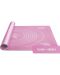 Силиконова подложка за месене Morello - Light Pink, 50 х 40 cm, розова - 4t