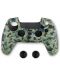 Силиконов кейс и тапи Spartan Gear - DualSense, зелен камуфлаж (PS5) - 1t