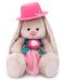 Плюшена играчка Budi Basa - Зайка Ми, с розово бомбе, 18 cm - 1t