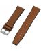 Силиконова каишка Xmart - Watch Band Leather, 22 mm, кафява - 1t