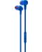 Слушалки с микрофон Maxell - SIN-8 Solid + Okinava, сини - 1t