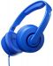 Детски слушалки с микрофон Skullcandy - Cassette Junior, сини - 3t