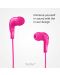 Слушалки с микрофон SBS - Mix 10, розови - 2t