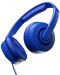 Детски слушалки с микрофон Skullcandy - Cassette Junior, сини - 2t