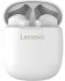 Безжични слушалки Lenovo - HT30, TWS, бели - 2t