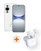 Смартфон Huawei - nova 12s, 8GB/256GB, бял + FreeBuds SE2, бели - 1t