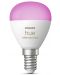 Смарт крушка Philips - Hue Ambiance Luster, 5.1W, E14, P45, RGB, dimmer - 3t