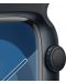Смарт часовник Apple - Watch S9, 45mm, 1.9'', M/L, Midnight Sport - 3t