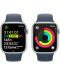 Смарт часовник Apple - Watch S9, 45mm, 1.9'', S/M, Storm Blue Sport - 5t