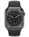 Смарт часовник Apple - Watch S8, Cellular, 45mm, Graphite/Midnight - 1t