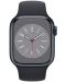 Смарт часовник Apple - Watch S8, Cellular, 45mm, Midnight - 2t