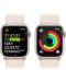 Смарт часовник Apple - Watch S9, 41mm, 1.69'', Starlight Sport Loop - 5t