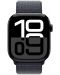 Смарт часовник Аpple - Watch S10 Cell, 42 mm, Jet Black Alu Case with Ink Sport Loop - 1t