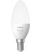 Смарт крушка Philips - HUE White, LED, 5.5W, E14, B39, dimmer - 1t