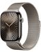 Смарт часовник Аpple - Watch S10 Cell, 42 mm, Natural Titanium Case with Natural Milanese Loop - 2t