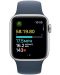 Смарт часовник Apple - Watch SE2 v2, 40mm, M/L, Storm Blue Sport - 3t