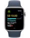 Смарт часовник Apple - Watch SE2 v2, 44mm, S/M, Storm Blue Sport - 3t