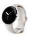 Смарт часовник Google - Pixel Watch, 41mm, 1.4'', Wi-Fi, Silver/White - 2t