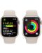 Смарт часовник Apple - Watch S9, 41mm, 1.69'', S/M, Starlight Sport - 5t