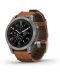 Смарт часовник Garmin - fēnix 7 Pro Sapphire Solar, 47mm, 1.3'', Leather, черен - 5t