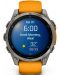 Смарт часовник Garmin - fēnix 8 Sapphire, 47 mm, 1.4'', Orange/Graphite - 2t