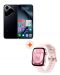 Смартфон Huawei - Pura 70, 6.6'', 12GB/256GB, черен + Watch Fit 3, 1.82'', Nebula Pink - 1t