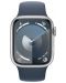 Смарт часовник Apple - Watch S9, Cellular, 41mm, Aluminum, M/L, Storm Blue - 2t