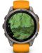 Смарт часовник Garmin - fēnix 8 Sapphire, 47 mm, 1.4'', Orange/Graphite - 4t