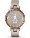 Смарт часовник Garmin - Lily Sport, 34mm, 0.84'', златист/бежов - 3t