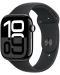 Смарт часовник Аpple - Watch S10 Cell, 42 mm, M/L, Jet Black Alu Case with Black Sport Band - 2t