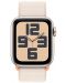 Смарт часовник Apple - Watch SE2 v2 Cellular, 40mm, Starlight Loop - 2t