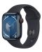 Смарт часовник Apple -Watch S9, Cellular, 41mm, Aluminum, S/M, Midnight - 1t