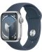 Смарт часовник Apple - Watch S9, 41mm, 1.69'', M/L, Storm Blue Sport - 2t