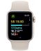 Смарт часовник Apple - Watch SE2 v2 Cellular, 40mm, M/L, Starlight Sport - 3t