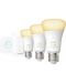 Смарт крушки Philips - HUE Get Started, 8W, E27, A60, 3 бpоя, dimmer - 2t