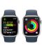 Смарт часовник Apple - Watch S9, 41mm, 1.69'', S/M, Storm Blue Sport - 4t