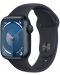 Смарт часовник Apple - Watch S9, 41mm, 1.69'', S/M, Midnight Sport - 2t