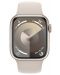 Смарт часовник Apple - Watch S9, 41mm, 1.69'', M/L, Starlight Sport - 1t