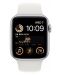 Смарт часовник Apple - Watch SE2, 44mm, Silver/White - 2t