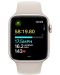 Смарт часовник Apple - Watch SE2 v2, 44mm, S/M, Starlight Sport - 3t