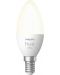 Смарт крушка Philips - HUE White, LED, 5.5W, E14, B39, dimmer - 2t