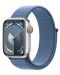 Смарт часовник Apple - Watch S9, Cellular, 41mm, Winter Blue Sport Loop - 1t