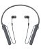 Слушалки с микрофон Sony WI-C400 - черни - 1t