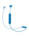 Слушалки Sony WI-C300 - сини - 1t