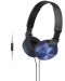 Слушалки с микрофон Sony MDR-ZX310AP - черни/сини - 1t