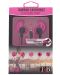 Спортни слушалки с микрофон T'nB - Sport Running, розови/черни - 3t